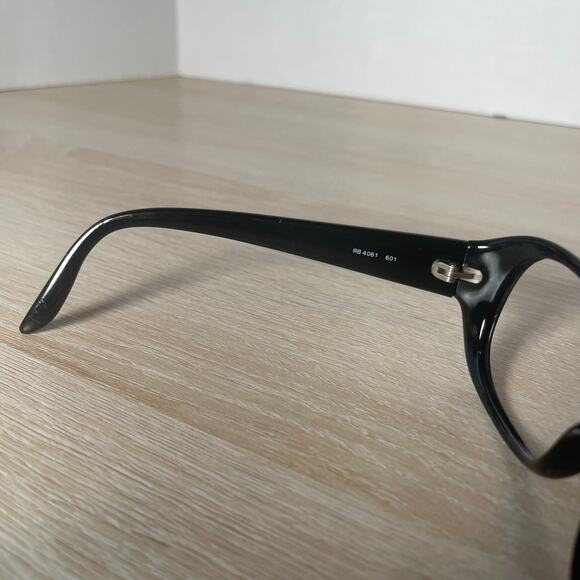 Ray-Ban RB4061 601 Sunglasses Polished Black FRAMES ONLY Italy main image 4